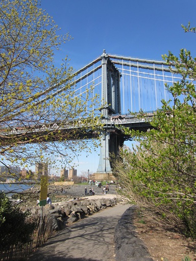 Le pont vu depuis Brooklyn