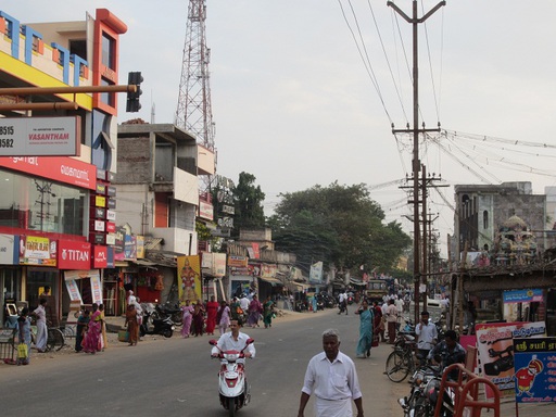 Une ville sur la route