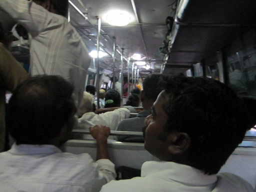 Le bus vers Pondichéry