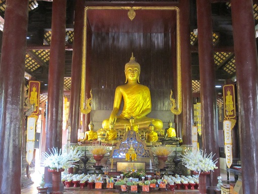 Le bouddha du Wat Phan Tao
