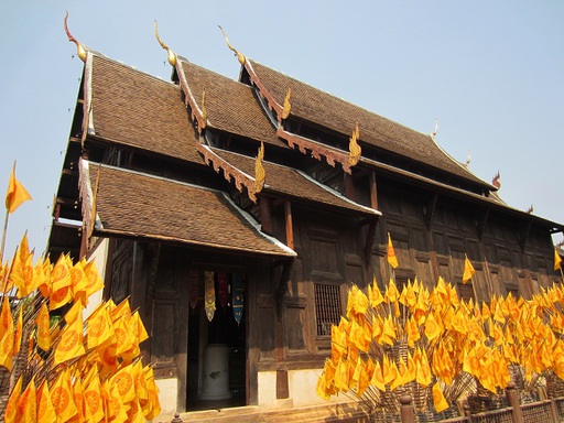 Extérieur du Wat Phan Tao
