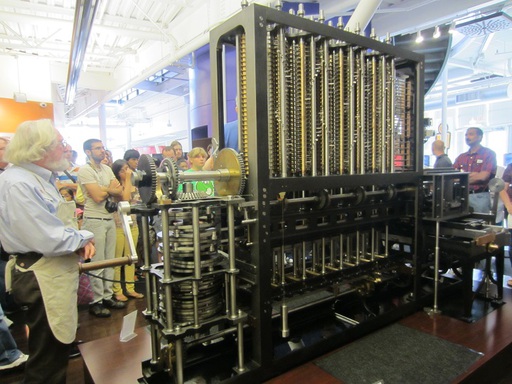 Démonstration de la machine à différences de Babbage