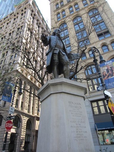 Statue de Benjamin Franklin