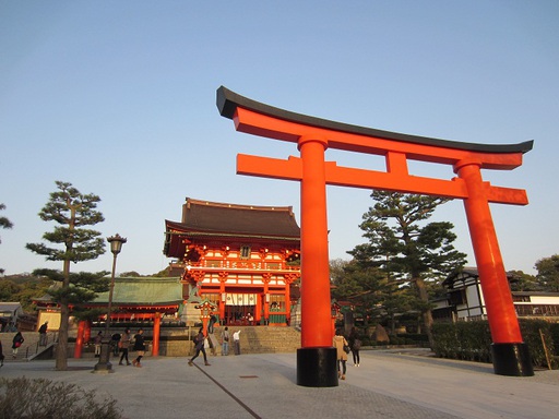L'entrée du Fushimi-Inari Taisha