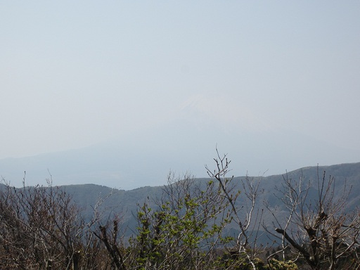 Première vue du mont Fuji