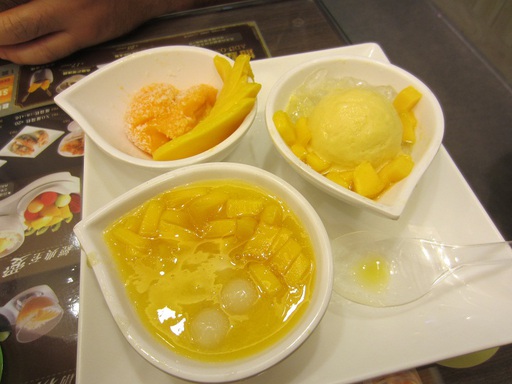 Desserts à la mangue