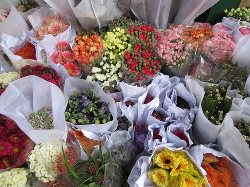 Le marché aux fleurs