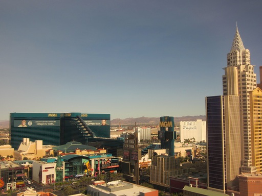 Vue de notre chambre le jour