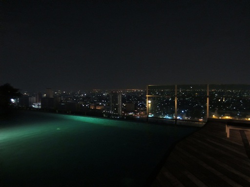 La piscine de nuit