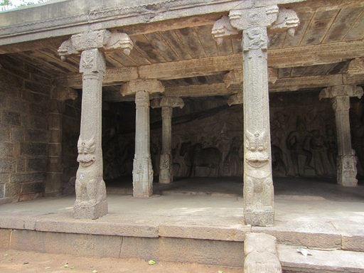 Pancha Pandava Mandapa, temple creusé dans un rocher
