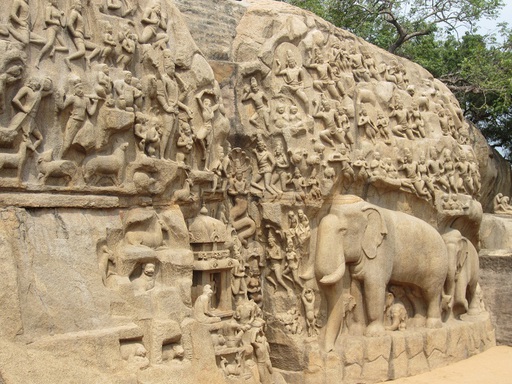 Bas-relief de la Descente du Gange