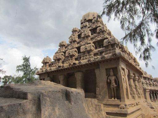 Vue du dernier temple