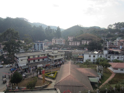 Munnar vue de notre hôtel