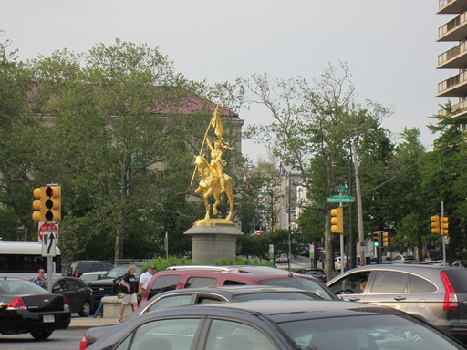 La statue de Jeanne d'Arc