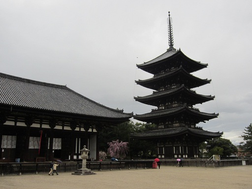 La pagode à cinq étages de Kofuku-ji