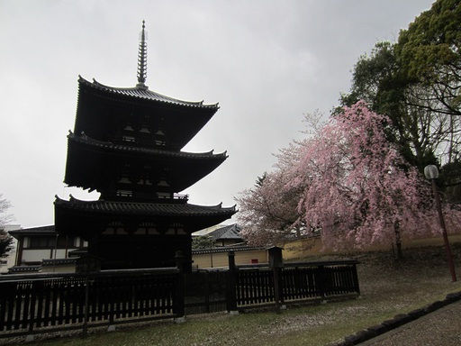 La pagode à trois étages de Kofuku-ji
