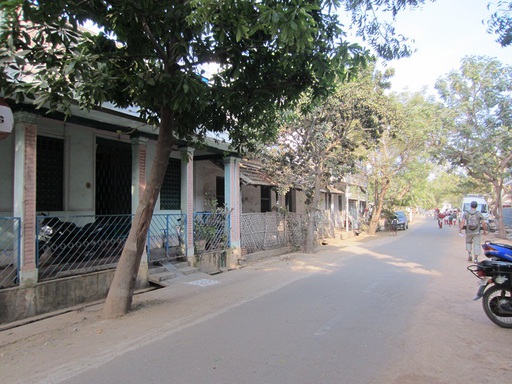 Une des rues représentatives du vieux Pondy