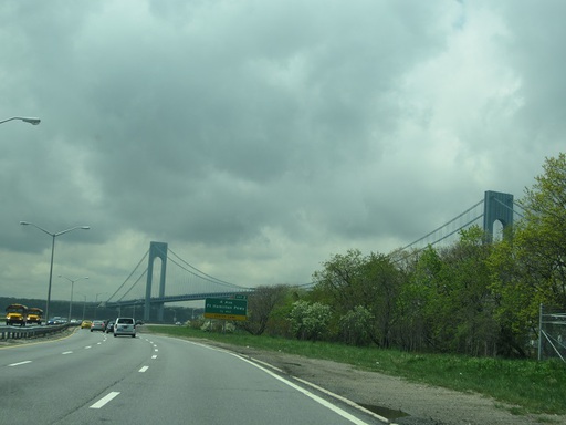 Le pont de Verazzano vu de loin