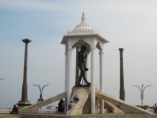 La statue de Gandhi