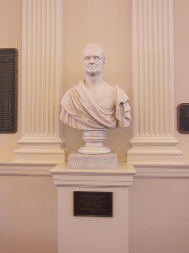 Buste de John Marshall (l'un des premiers présidents de la Cour suprême)