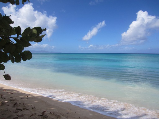 Plage du Souffleur à Port-Louis