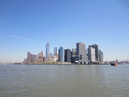 Vue de Manhattan depuis le bateau