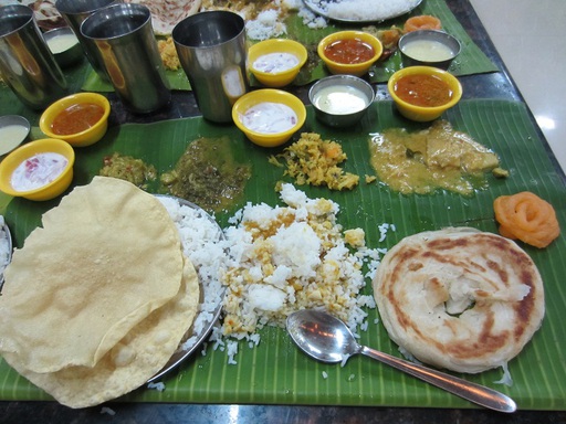 Notre meilleur thali, à Tanjore