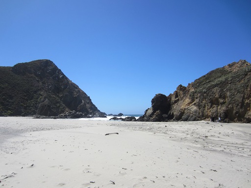 Une plage abritée