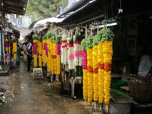 Le marché aux fleurs