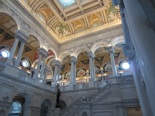 A l'intérieur de la Bibliothèque du Congrès