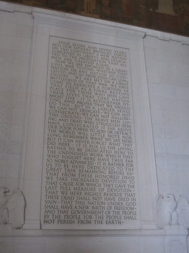 L'Adresse de Gettysburg, discours prononcé par Lincoln