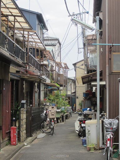 Une rue du quartier de Yanaka